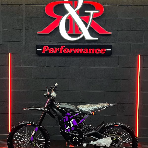 2023 Sur-Ron Light Bee — Black and Purple Edition Electric Off-Road Motorcycle
