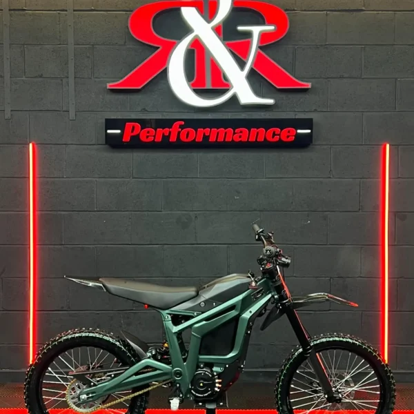 2024 Talaria Sting R 72 V — Electric Off-Road Motorcycle (Metallic Green)